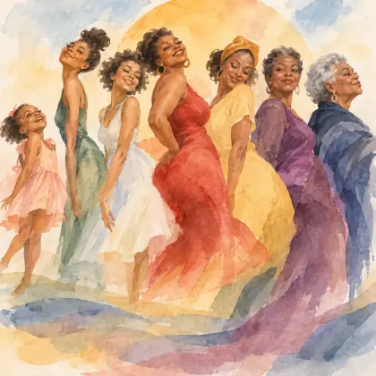 Seven Women's Blessed Assurance - poem by - Maya Angelou