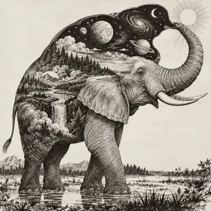 The Natural History of Elephants - poem by - Milton Acorn