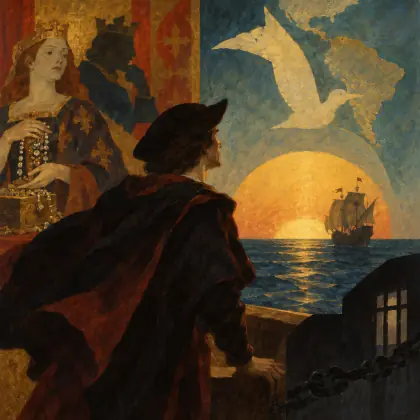 Columbus - poem by - Ogden Nash