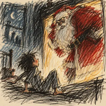 The Boy Who Laughed at Santa Claus - poem by - Ogden Nash