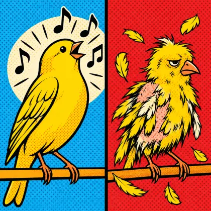 The Canary - poem by - Ogden Nash