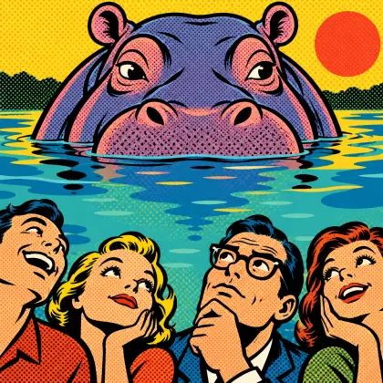 The Hippopotamus - poem by - Ogden Nash