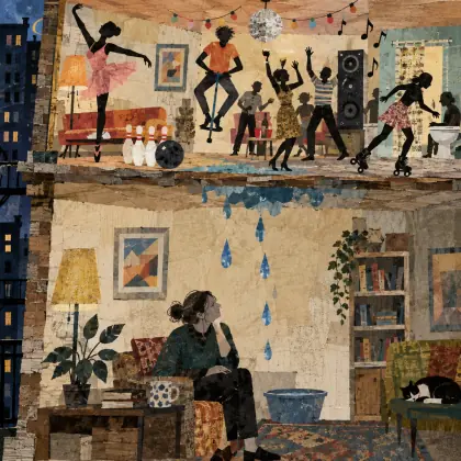 The People Upstairs - poem by - Ogden Nash