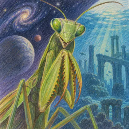 The Praying Mantis - poem by - Ogden Nash