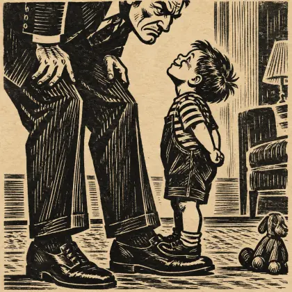 To a Small Boy Standing on My Shoes While I Am Wearing Them - poem by - Ogden Nash
