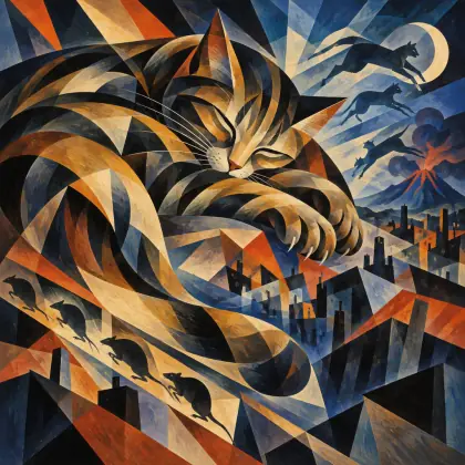 Cat's Dream - poem by - Pablo Neruda