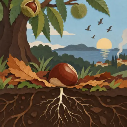 Ode to a Chestnut on the Ground - poem by - Pablo Neruda