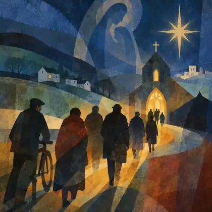 Christmas Eve Remembered - poem by - Patrick Kavanagh