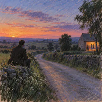 Inniskeen Road: July Evening - poem by - Patrick Kavanagh
