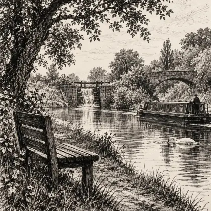 Lines Written on a Seat on the Grand Canal - poem by - Patrick Kavanagh
