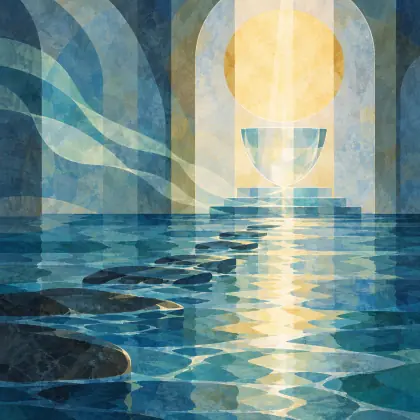 Water - poem by - Philip Larkin