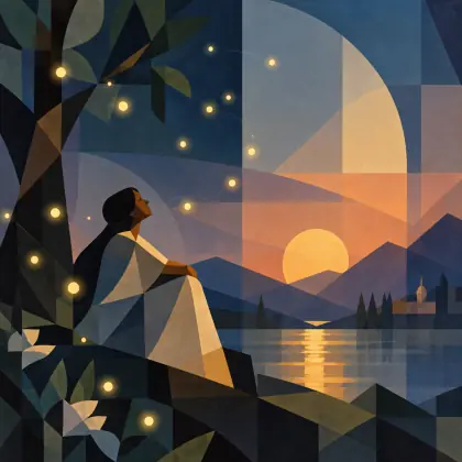 Fireflies - poem by - Rabindranath Tagore