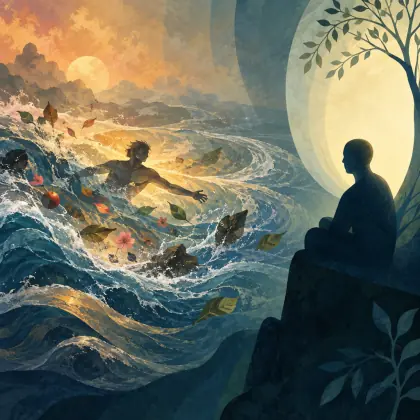 From Afar - poem by - Rabindranath Tagore