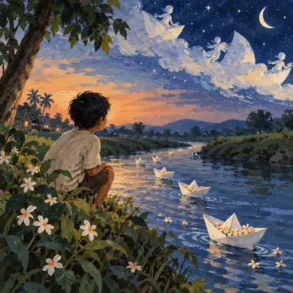 Paper Boats - poem by - Rabindranath Tagore