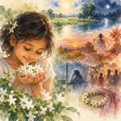 The First Jasmines - poem by - Rabindranath Tagore