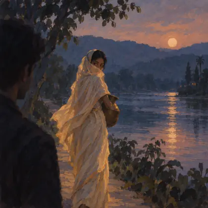 The Gardener 19: You Walked by the Riverside Path - poem by - Rabindranath Tagore