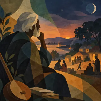 The Gardener 2: Ah, Poet, the Evening Draws Near - poem by - Rabindranath Tagore