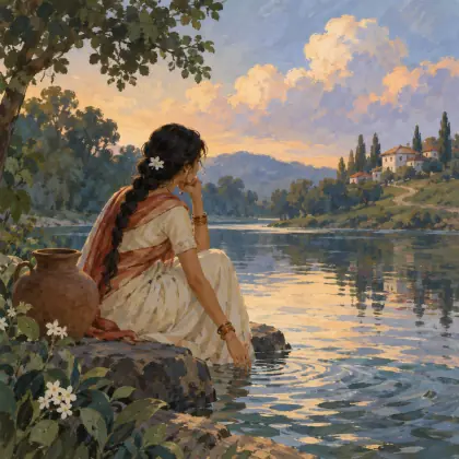 The Gardener 23: Fill Your Pitcher and Come Home - poem by - Rabindranath Tagore