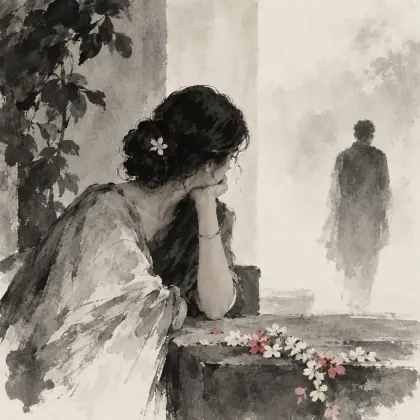 The Gardener 36: Why Does He Not Come Back - poem by - Rabindranath Tagore