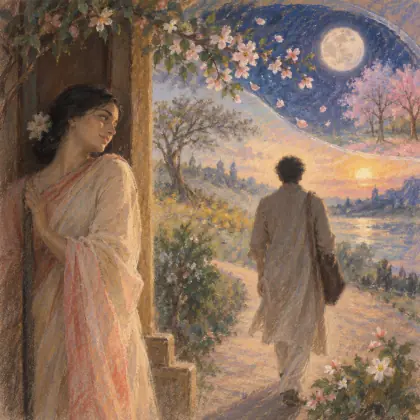 The Gardener 40: an Unbelieving Smile - poem by - Rabindranath Tagore