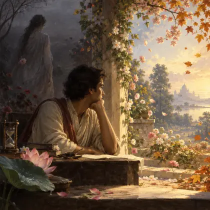 The Gardener 46: You Left Me - poem by - Rabindranath Tagore