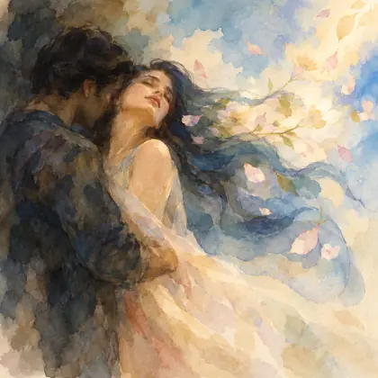 The Gardener 49: I Hold Her Hands - poem by - Rabindranath Tagore