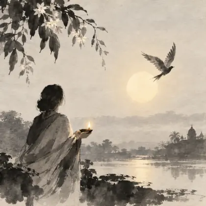 The Gardener 61: Peace, My Heart - poem by - Rabindranath Tagore