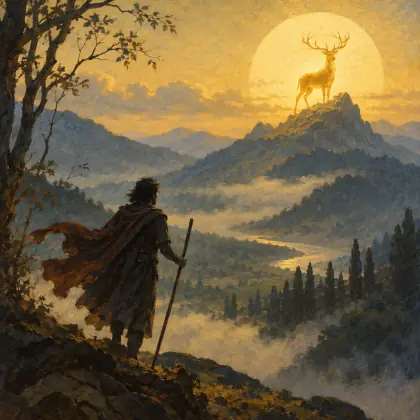 The Gardener 69: I Hunt for the Golden Stag - poem by - Rabindranath Tagore