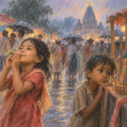 The Gardener 76: the Fair - poem by - Rabindranath Tagore