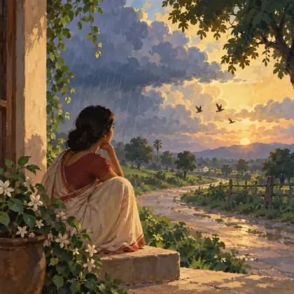 Where Shadow Chases Light - poem by - Rabindranath Tagore