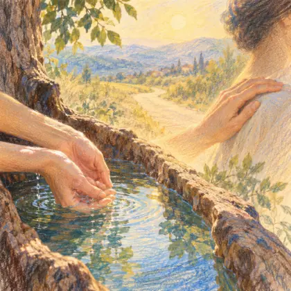 Along the Sun-drenched Roadside - poem by - Rainer Maria Rilke