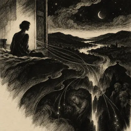 At the Brink of Night - poem by - Rainer Maria Rilke