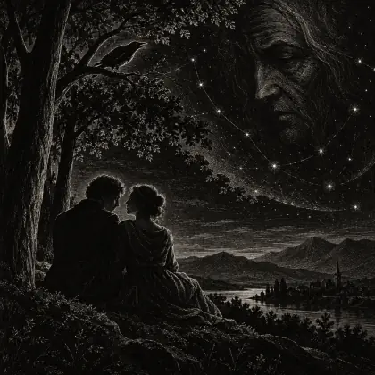 Behind the Blameless Trees - poem by - Rainer Maria Rilke