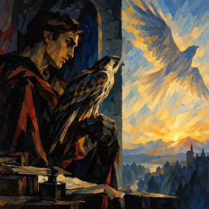 Falconry - poem by - Rainer Maria Rilke
