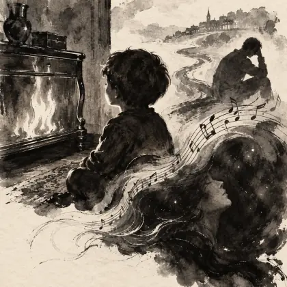 Fire's Reflection - poem by - Rainer Maria Rilke