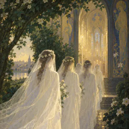 Maidens at Confirmation - poem by - Rainer Maria Rilke