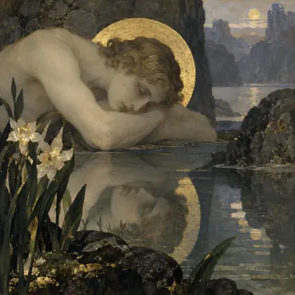 Narcissus - poem by - Rainer Maria Rilke