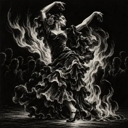 Spanish Dancer - poem by - Rainer Maria Rilke