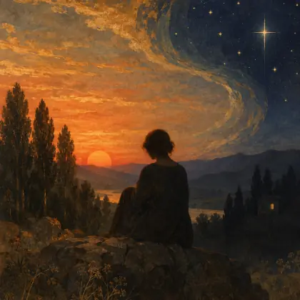 Sunset - poem by - Rainer Maria Rilke