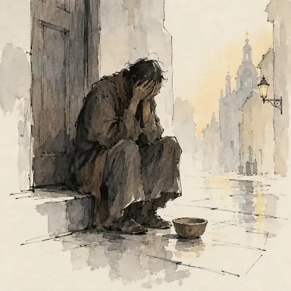The Song of the Beggar - poem by - Rainer Maria Rilke