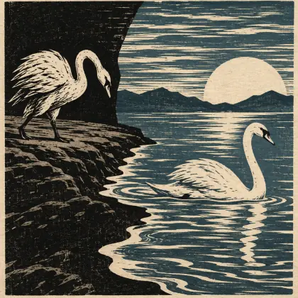 The Swan - poem by - Rainer Maria Rilke