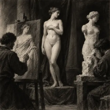 Painting and Sculpture - poem by - Ralph Waldo Emerson