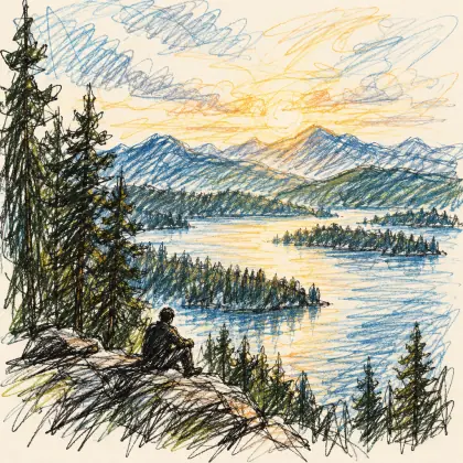 The Adirondacs - poem by - Ralph Waldo Emerson