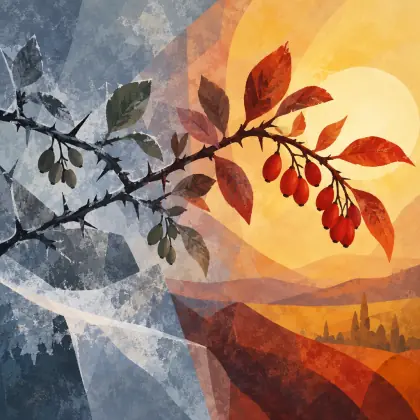 The Barberry Bush - poem by - Ralph Waldo Emerson