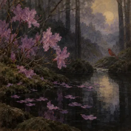 The Rhodora - poem by - Ralph Waldo Emerson