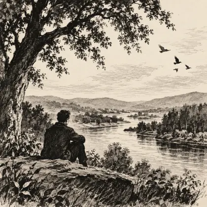 The River Note - poem by - Ralph Waldo Emerson