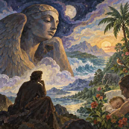 The Sphinx - poem by - Ralph Waldo Emerson