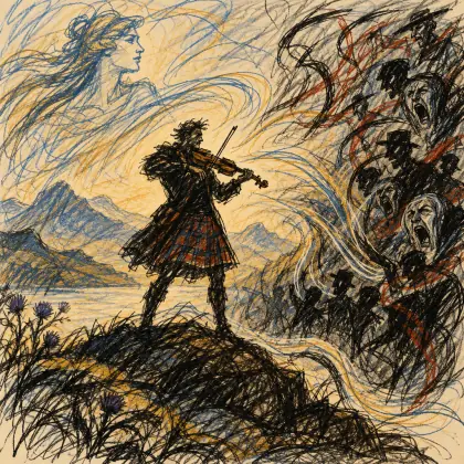 A Fiddler in the North - poem by - Robert Burns