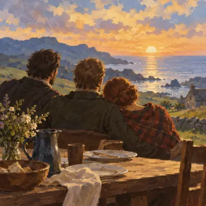 A Grace After Dinner - poem by - Robert Burns