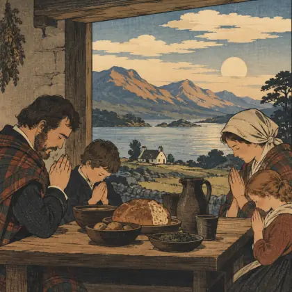 A Grace Before Dinner - poem by - Robert Burns